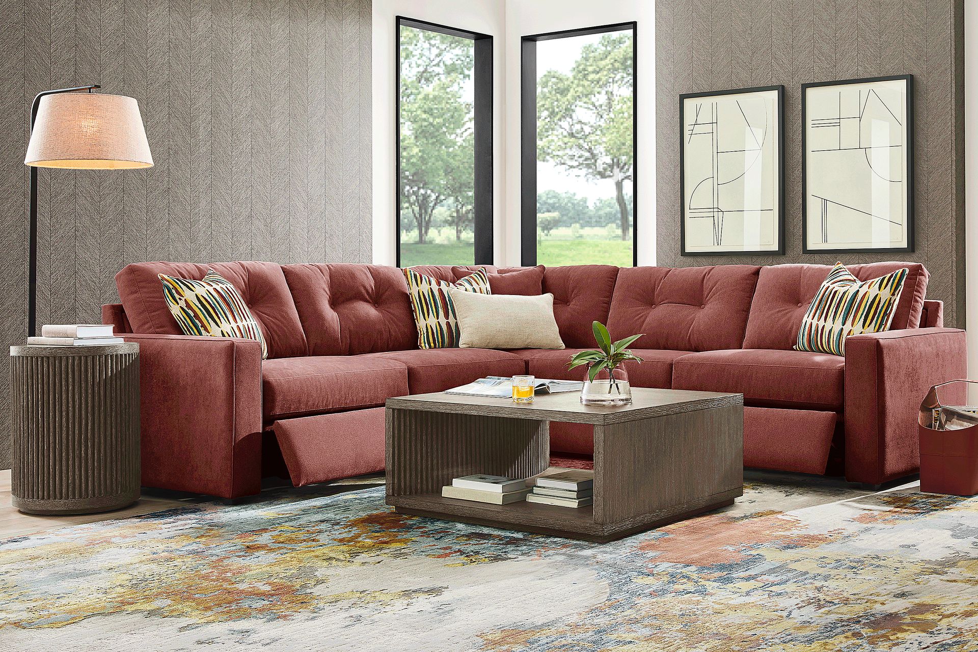 Merlot 5 Pc Power Reclining ModularOne - Image 2
