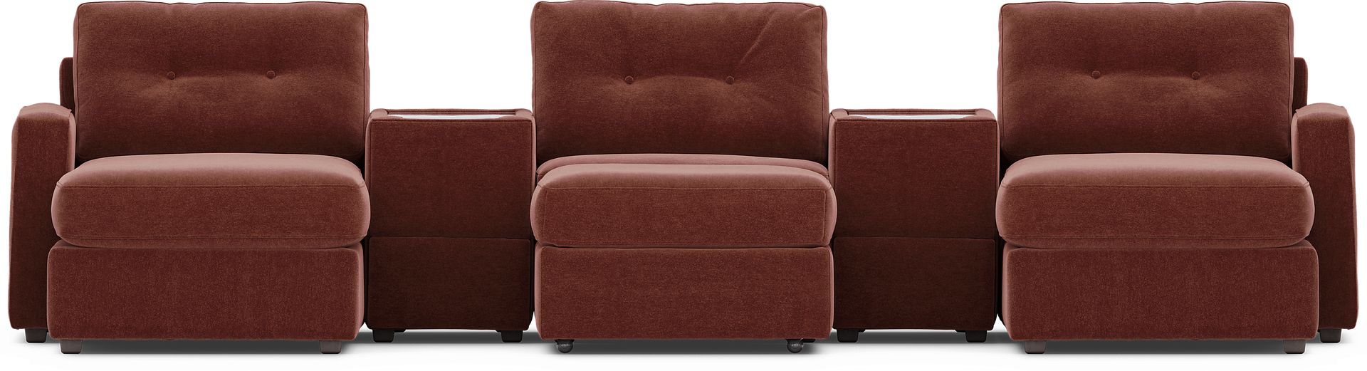 Merlot 6 Pc ModularOne with Media Consoles - Image 4