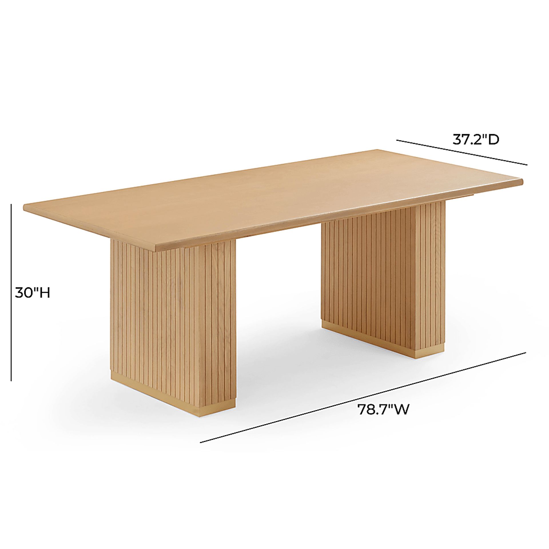 Mermedia Light Brown Dining Table - Image 2