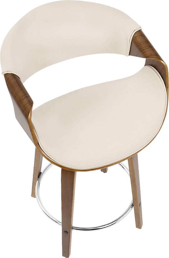 Mermod Cream Counter Height Stool, Set of 2 - Thumbnail - Image 4