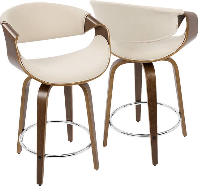 Mermod Cream Counter Height Stool, Set of 2 - Thumbnail - Image 10