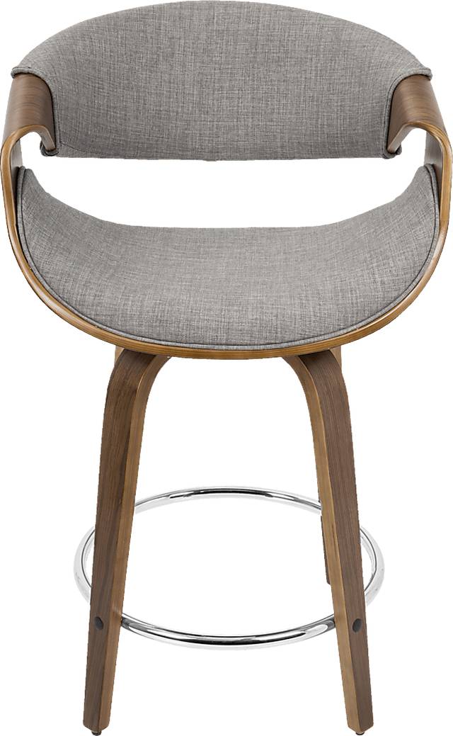 Mermod Gray Counter Height Stool, Set of 2 - Thumbnail - Image 6