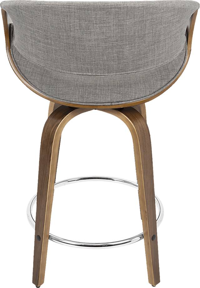 Mermod Gray Counter Height Stool, Set of 2 - Thumbnail - Image 7