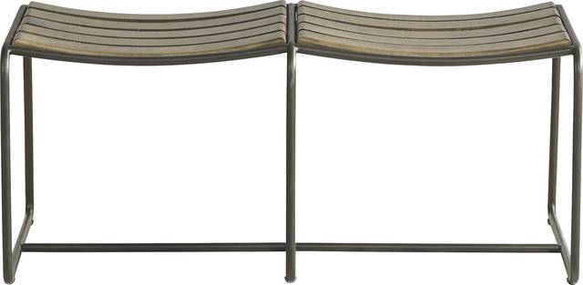 Merna Falls Oak Dining Bench - Thumbnail - Image 2