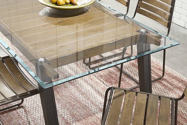 Merna Falls Oak 5 Pc Dining Set - Thumbnail - Image 3