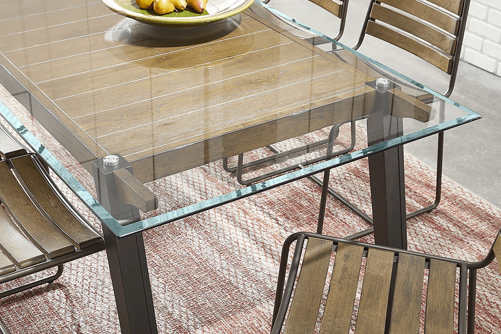 Merna Falls Oak 5 Pc Dining Set - Image 3