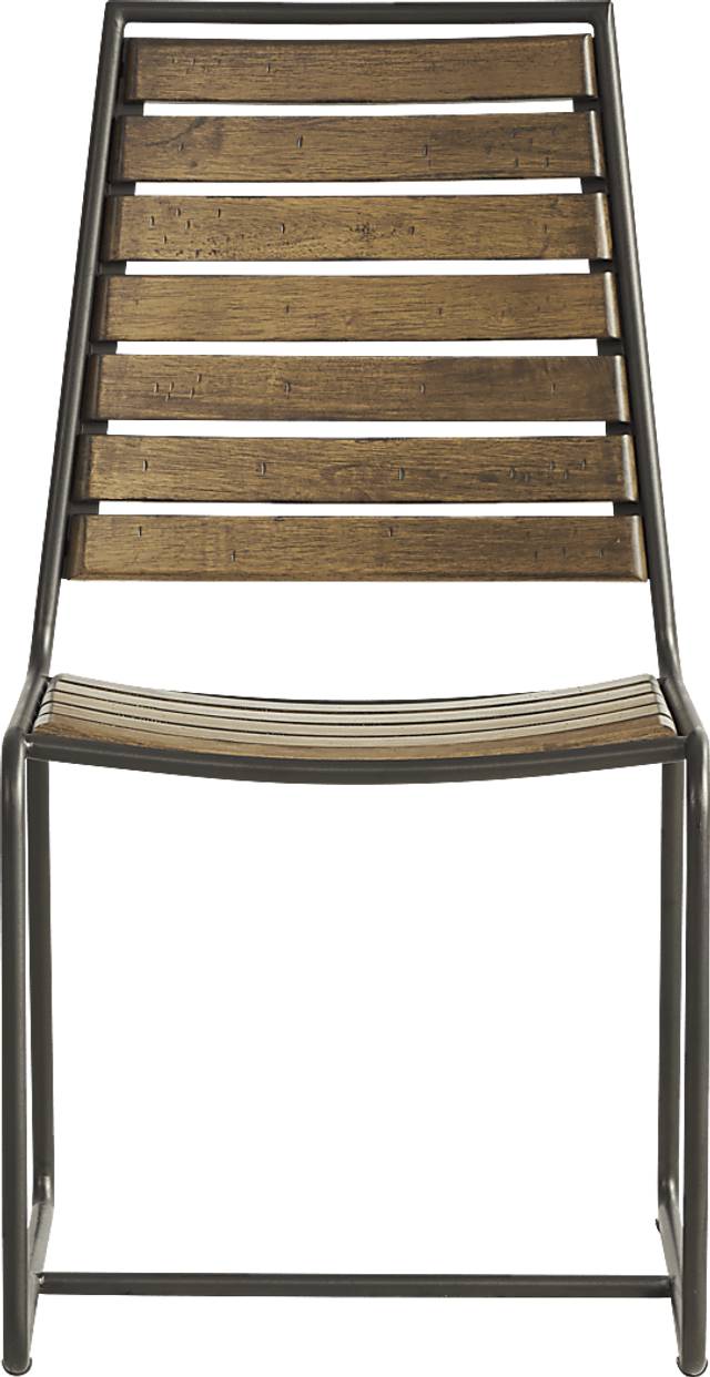 Merna Falls Oak Side Chair - Thumbnail - Image 2