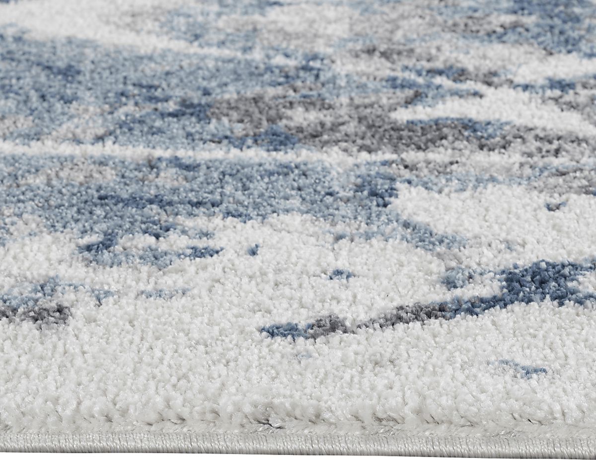 Merrane Blue,Gray Rugs | Rooms to Go