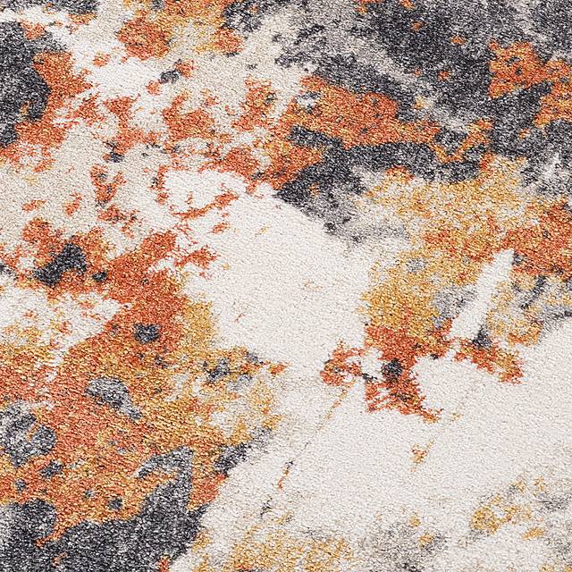 Merrane Orange 2'7 x 9' Runner Rug - Thumbnail - Image 5