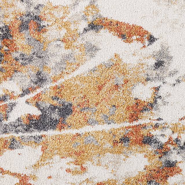 Merrane Orange 2'7 x 9' Runner Rug - Thumbnail - Image 7