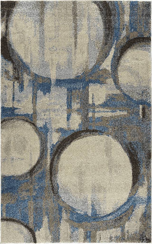 Merridan Blue 3' x 5' Rug - Thumbnail - Image 1