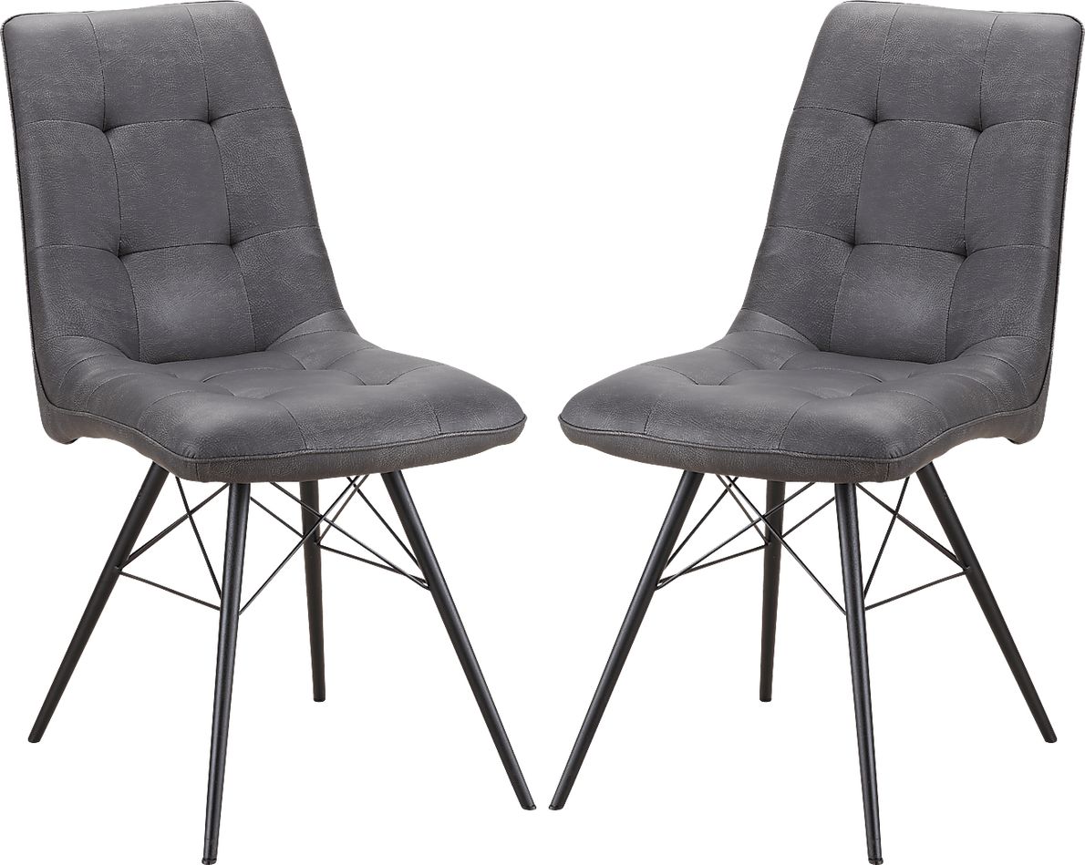 Merrilee Gray Dining Chair (Set of 2)