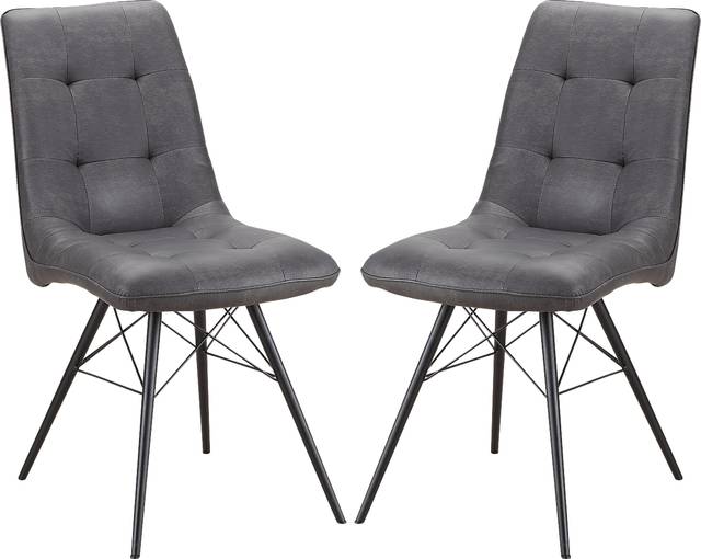 Merrilee Gray Dining Chair (Set of 2) - Thumbnail - Image 1