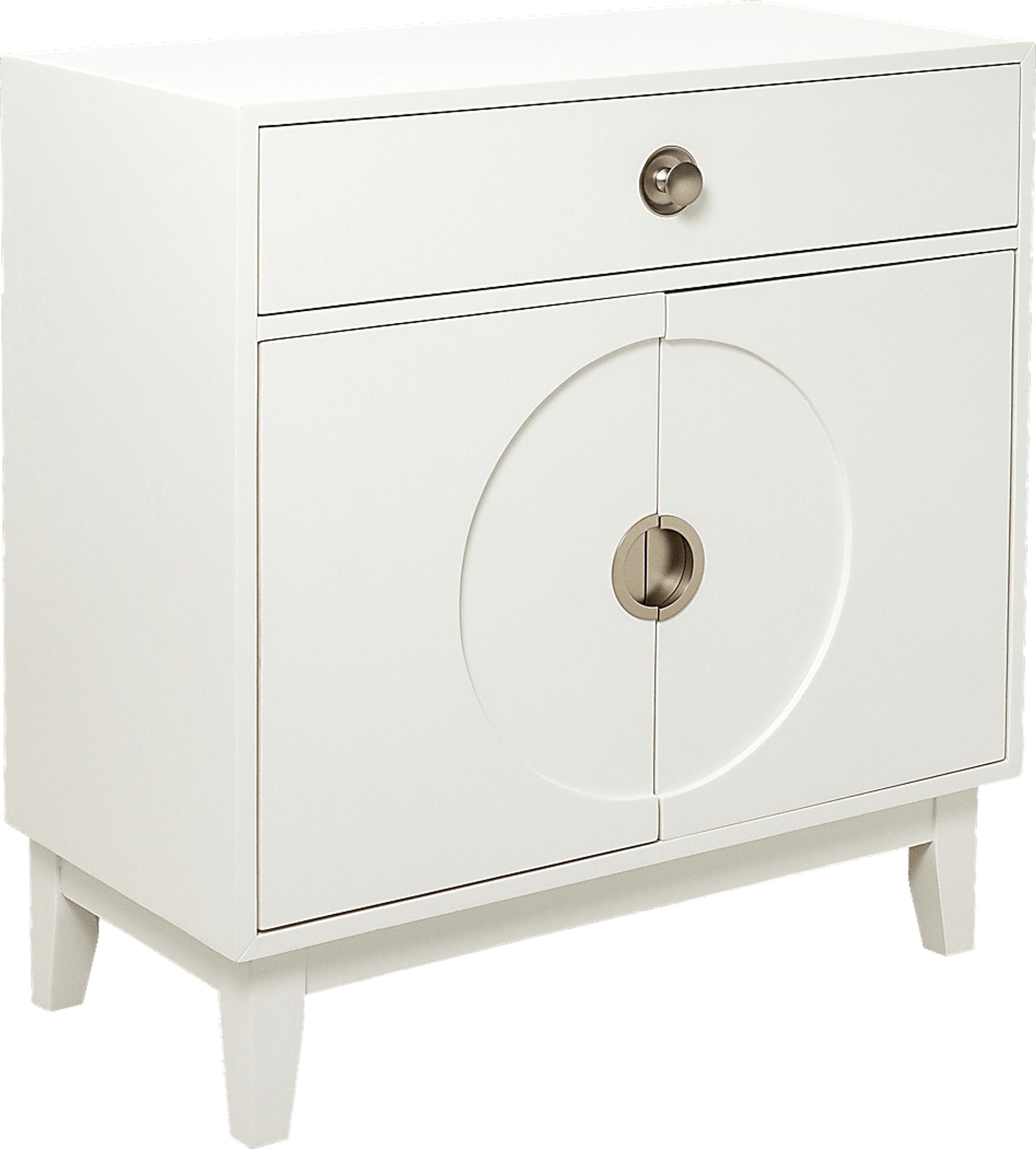Merriott White Accent Cabinet - Image 1