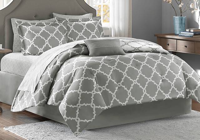 Merritt Gray 9 Pc Queen Comforter Set - Thumbnail - Image 1