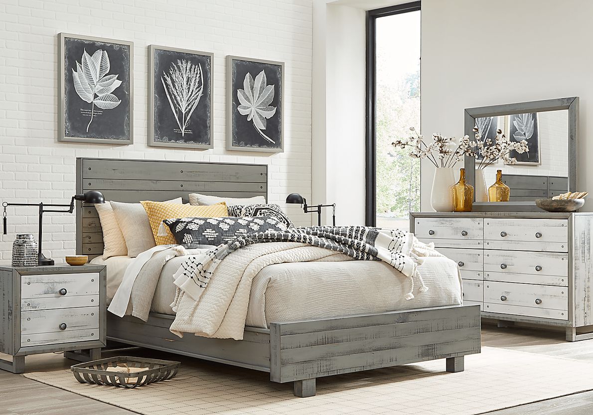 Merriwood Hills Gray 5 Pc Queen Panel Bedroom