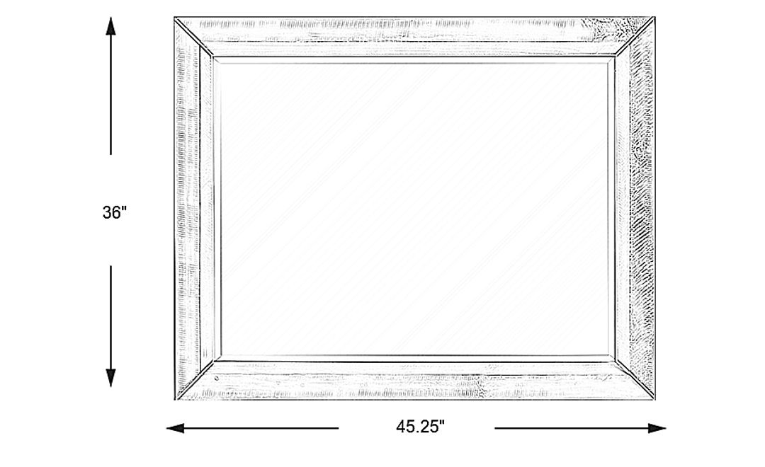 Merriwood Hills Gray Mirror