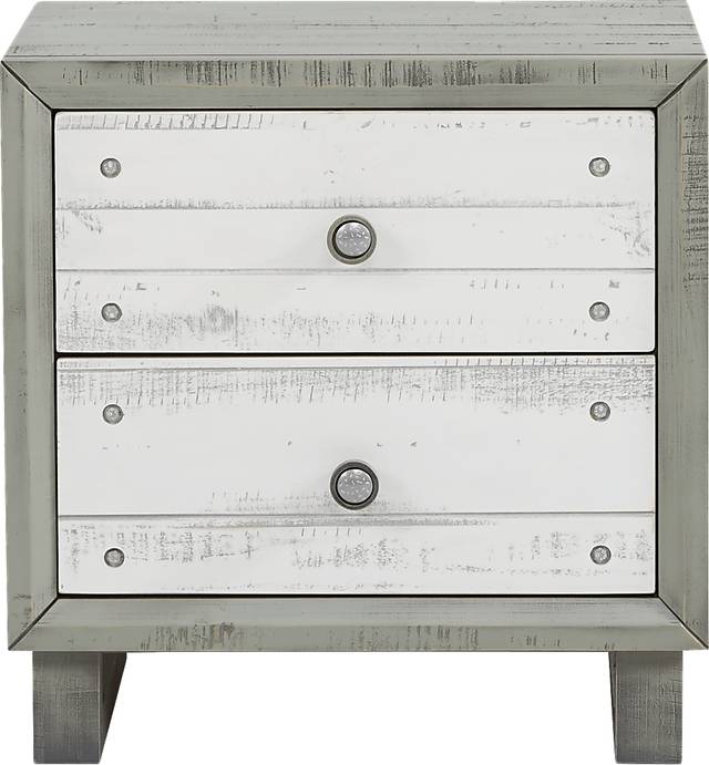 Merriwood Hills Gray 7 Pc King Panel Bedroom - Thumbnail - Image 7