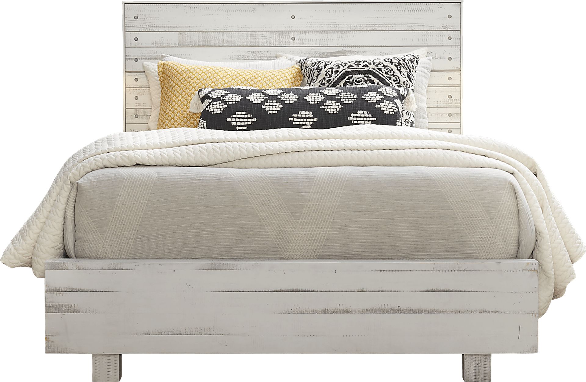 Merriwood Hills White 7 Pc Queen Panel Bedroom - Image 2