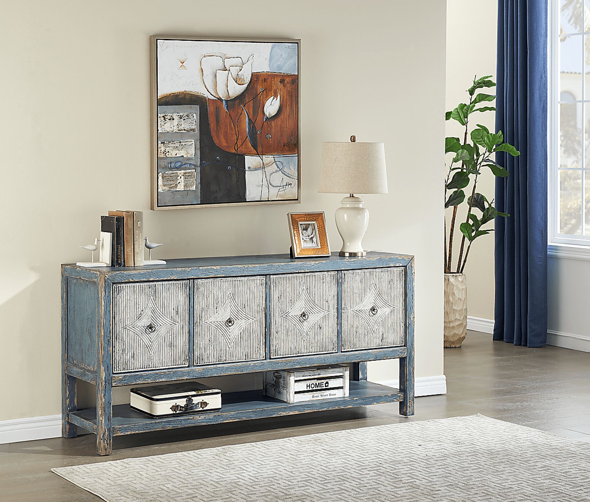 Merrydell Blue Sideboard - Image 2