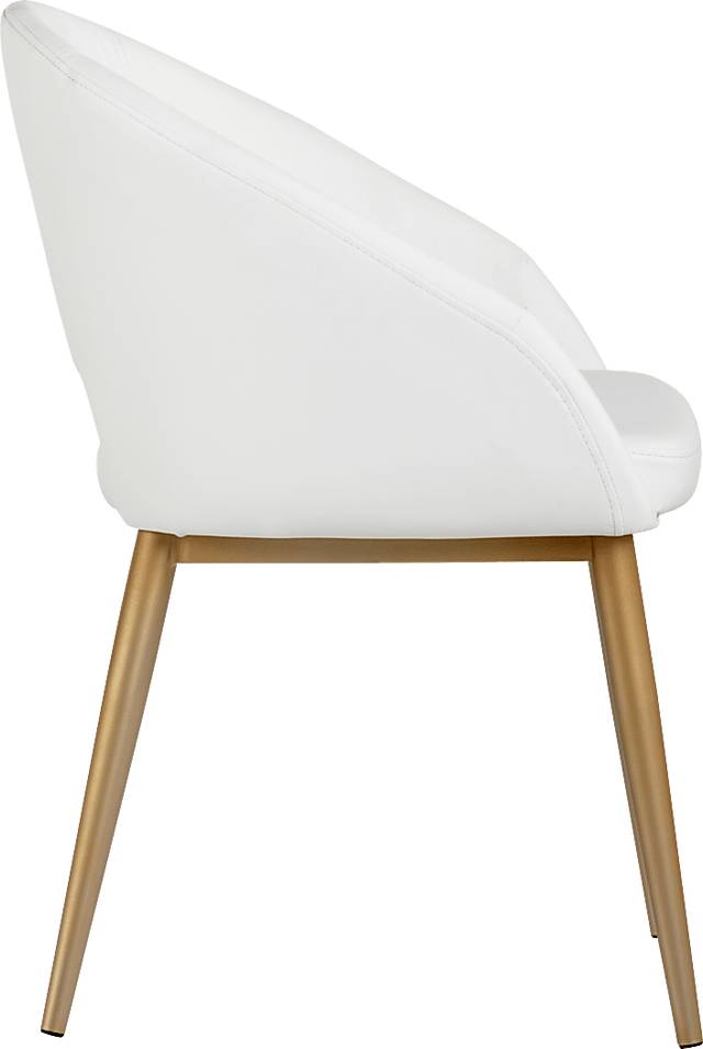 Mersey White Dining Chair - Thumbnail - Image 2