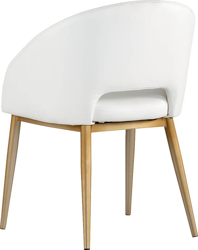 Mersey White Dining Chair - Thumbnail - Image 3