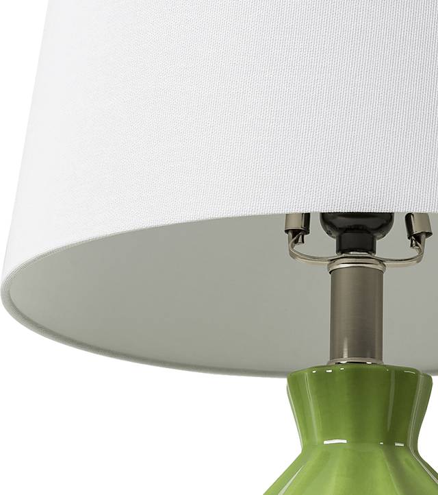 Mertens Oaks Green Lamp - Thumbnail - Image 4