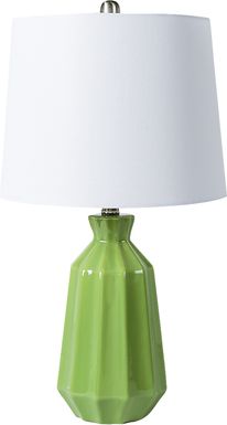 Mertens Oaks Green Lamp
