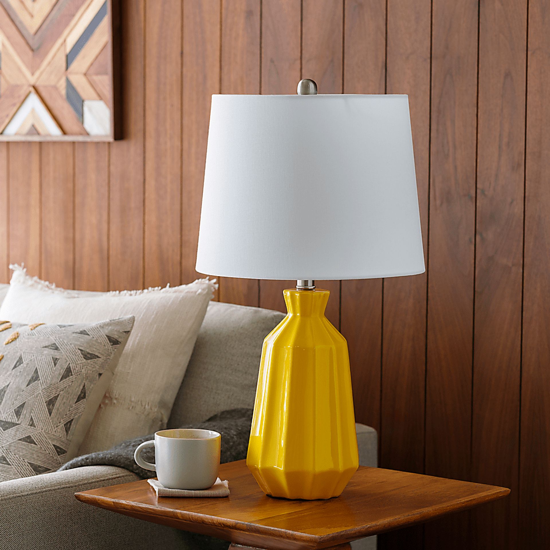 Mertens Oaks Yellow Lamp - Image 2