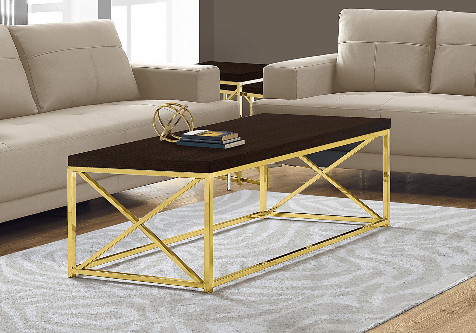 Merwick Cappuccino Cocktail Table - Image 2