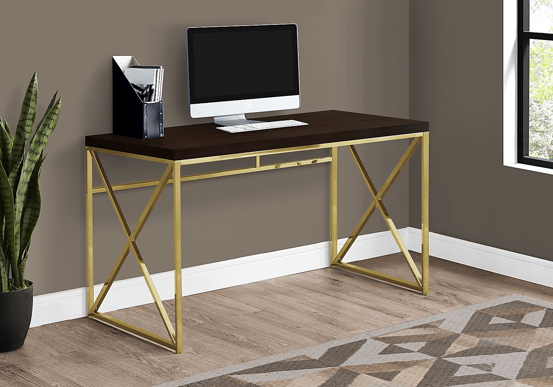Merwick Cappuccino Desk - Image 2