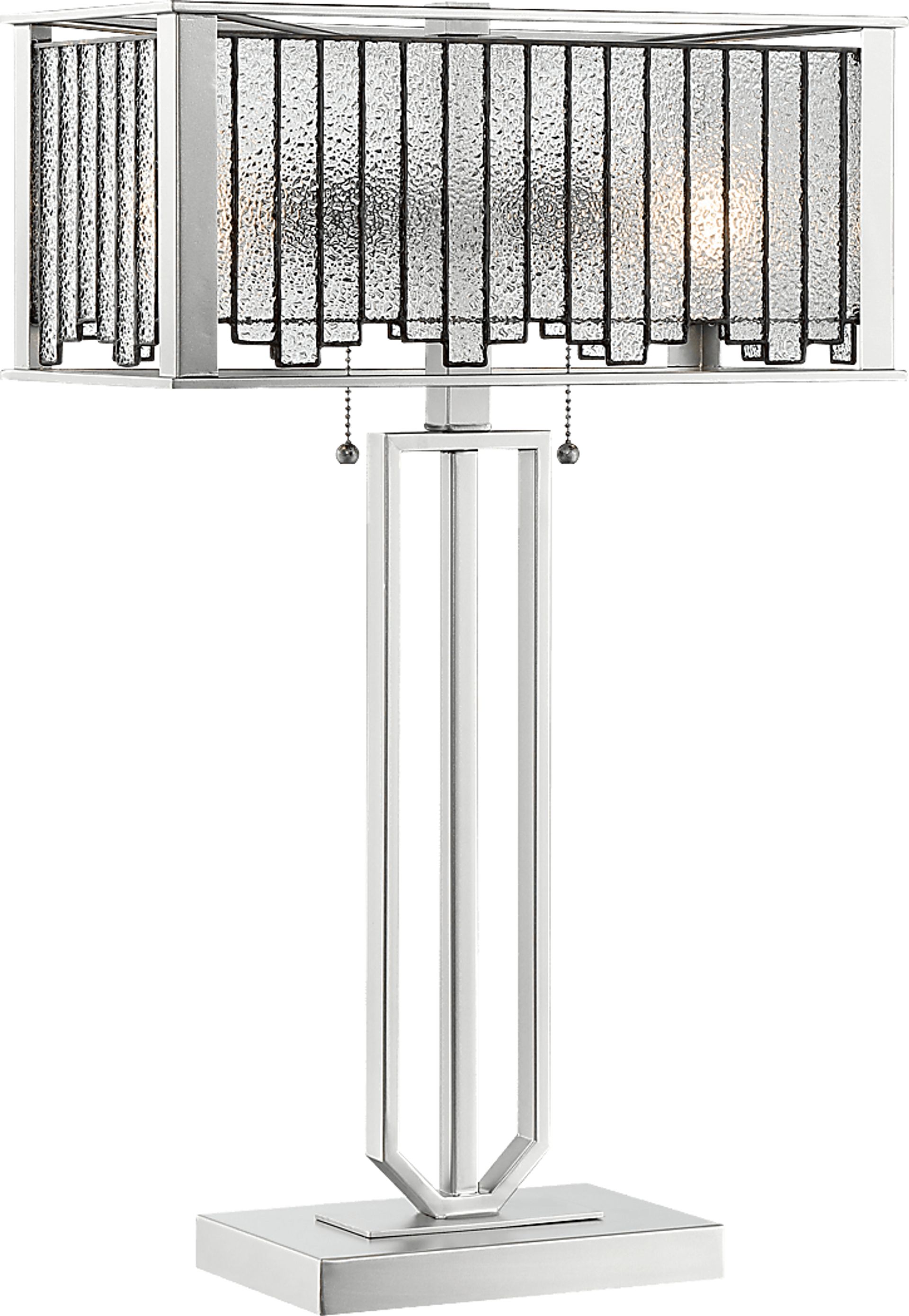 Mesa Alley Silver Lamp - Image 1