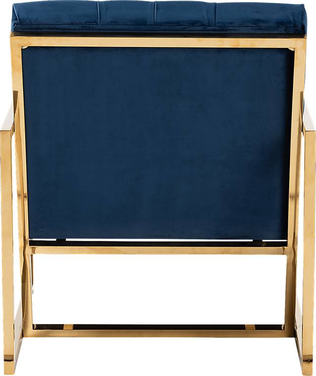 Mesbury Navy Accent Chair - Thumbnail - Image 5