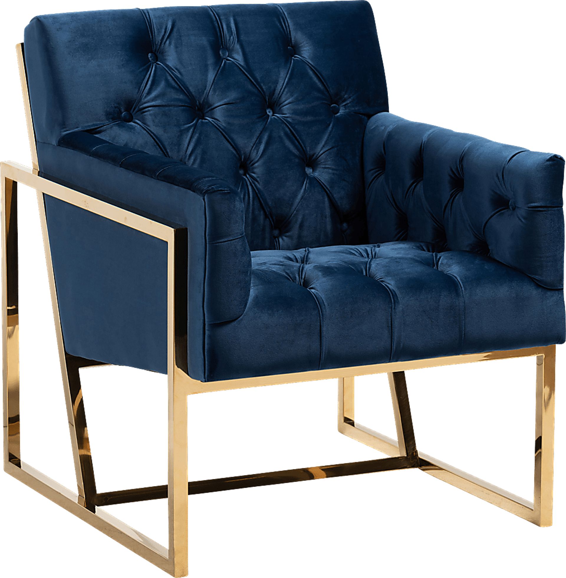 Mesbury Navy Accent Chair - Image 1