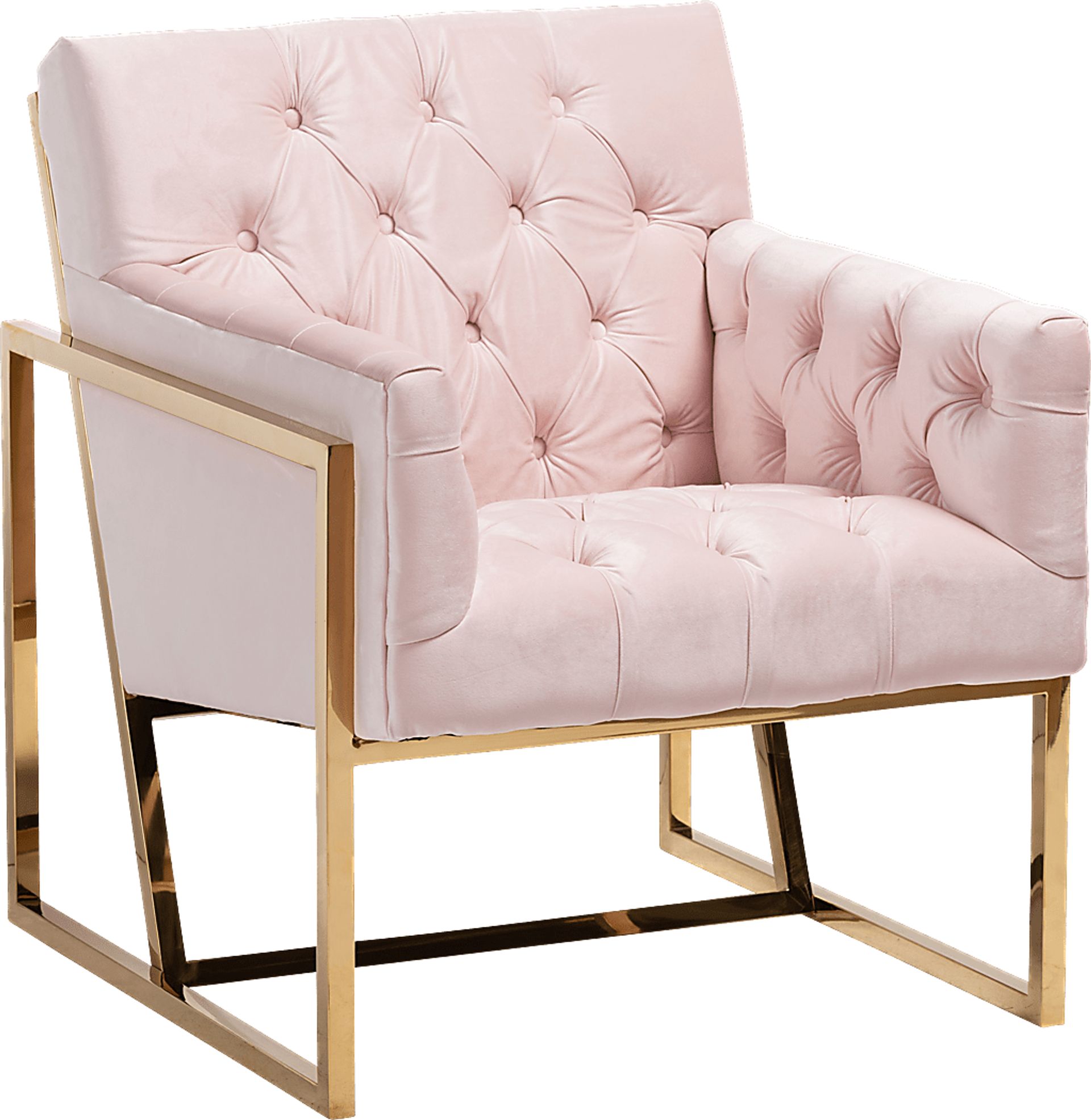 Mesbury Pink Accent Chair - Image 1