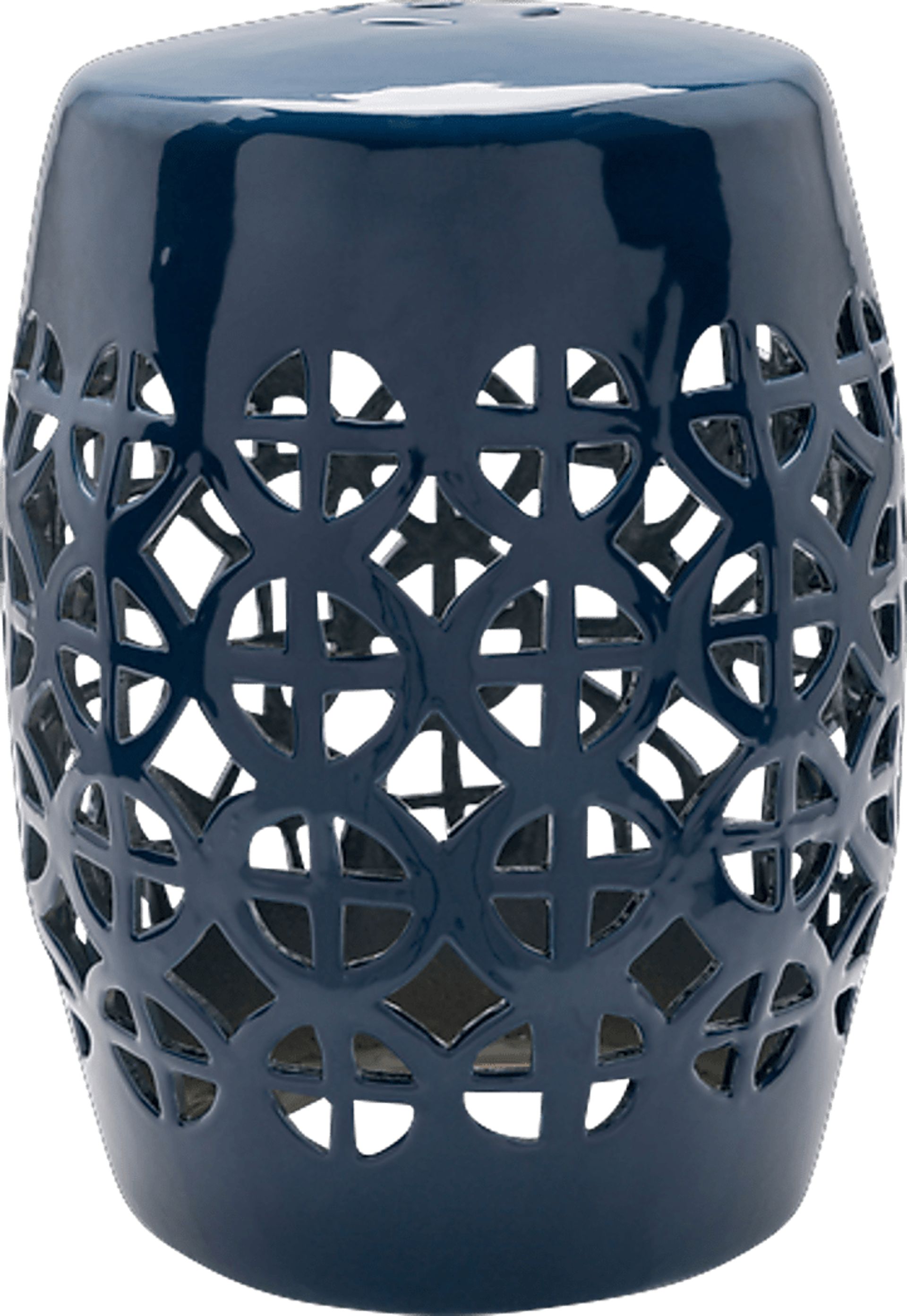 Mesi Navy Outdoor Stool - Image 1