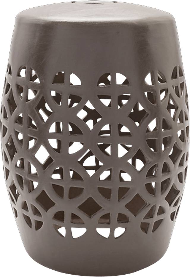 Mesi Stone Outdoor Stool - Thumbnail - Image 1
