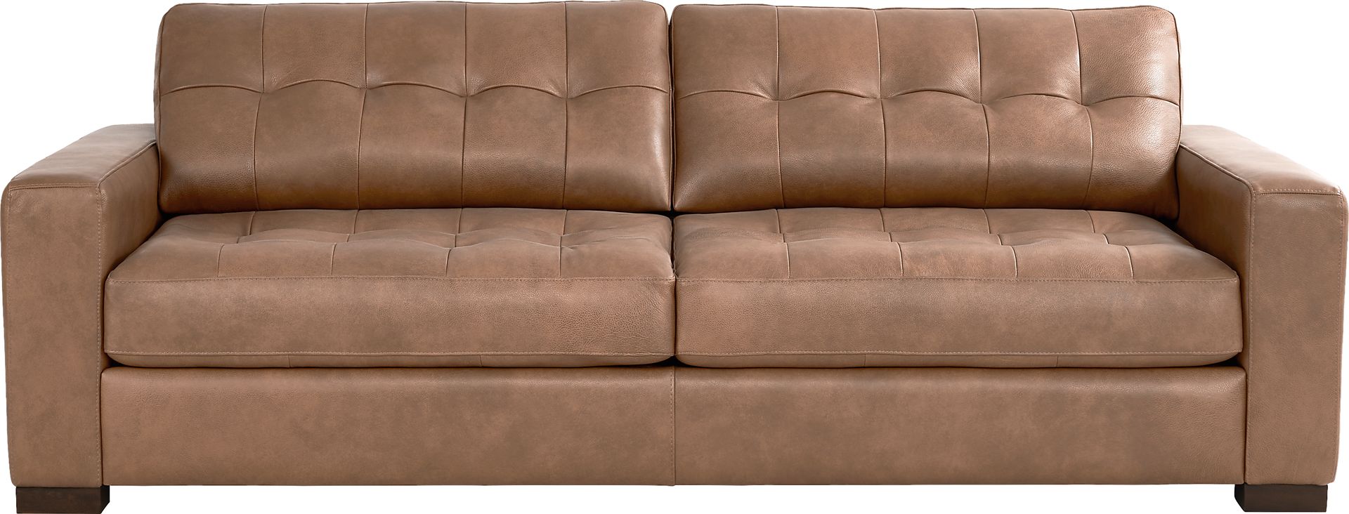 Messina Brown Leather 5 Pc Living Room - Image 2