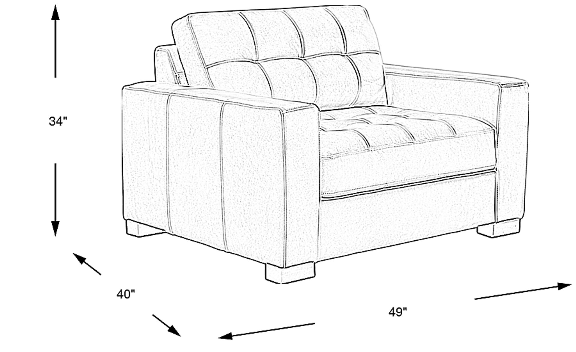 Dimension Image. Please refer to the Dimension Tab on this page for dimension details.