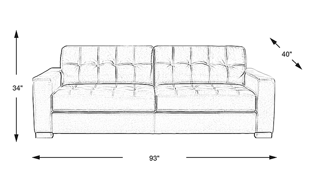 Messina Leather Sofa