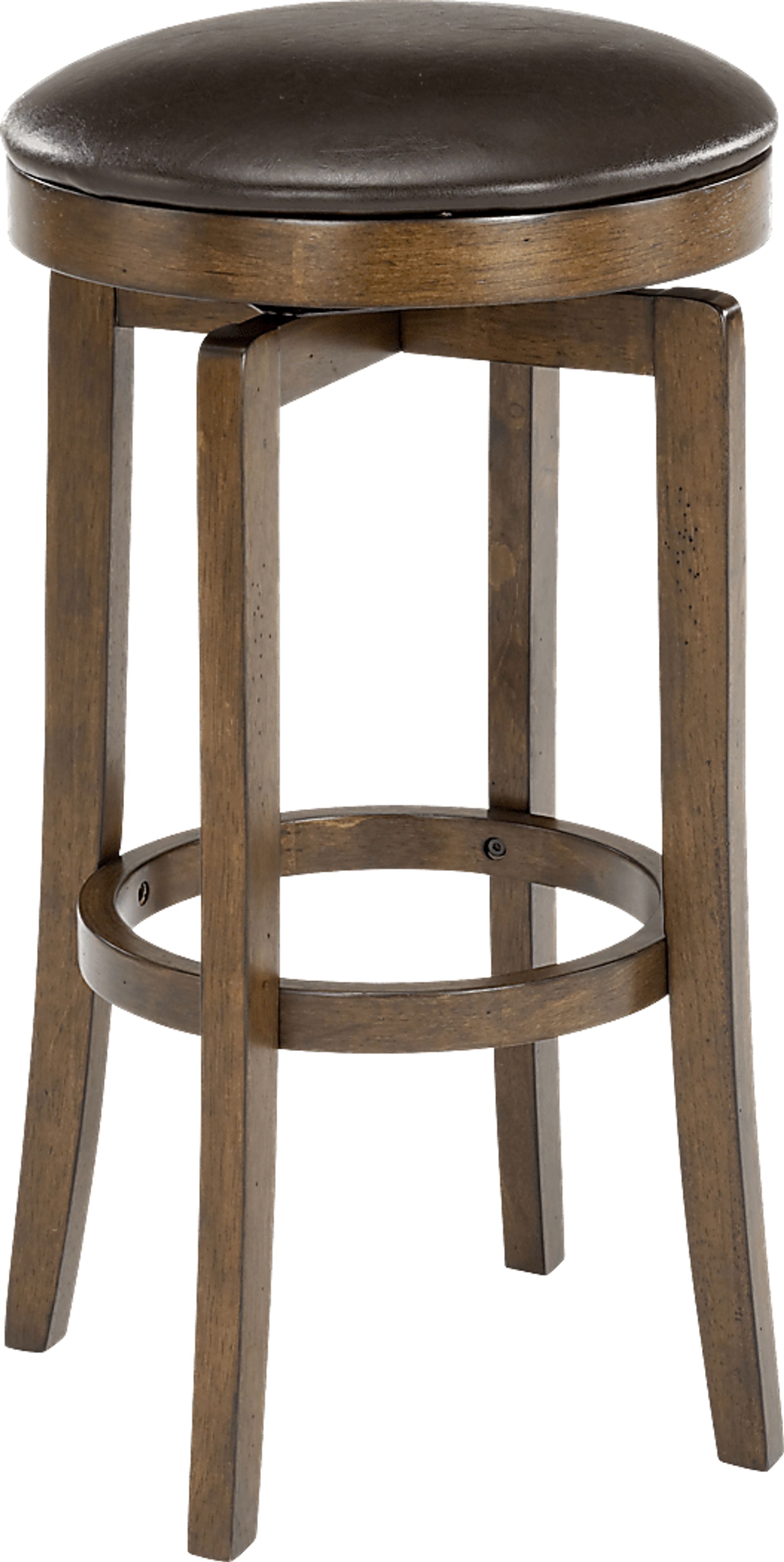 Messner Cherry Swivel Barstool - Image 1