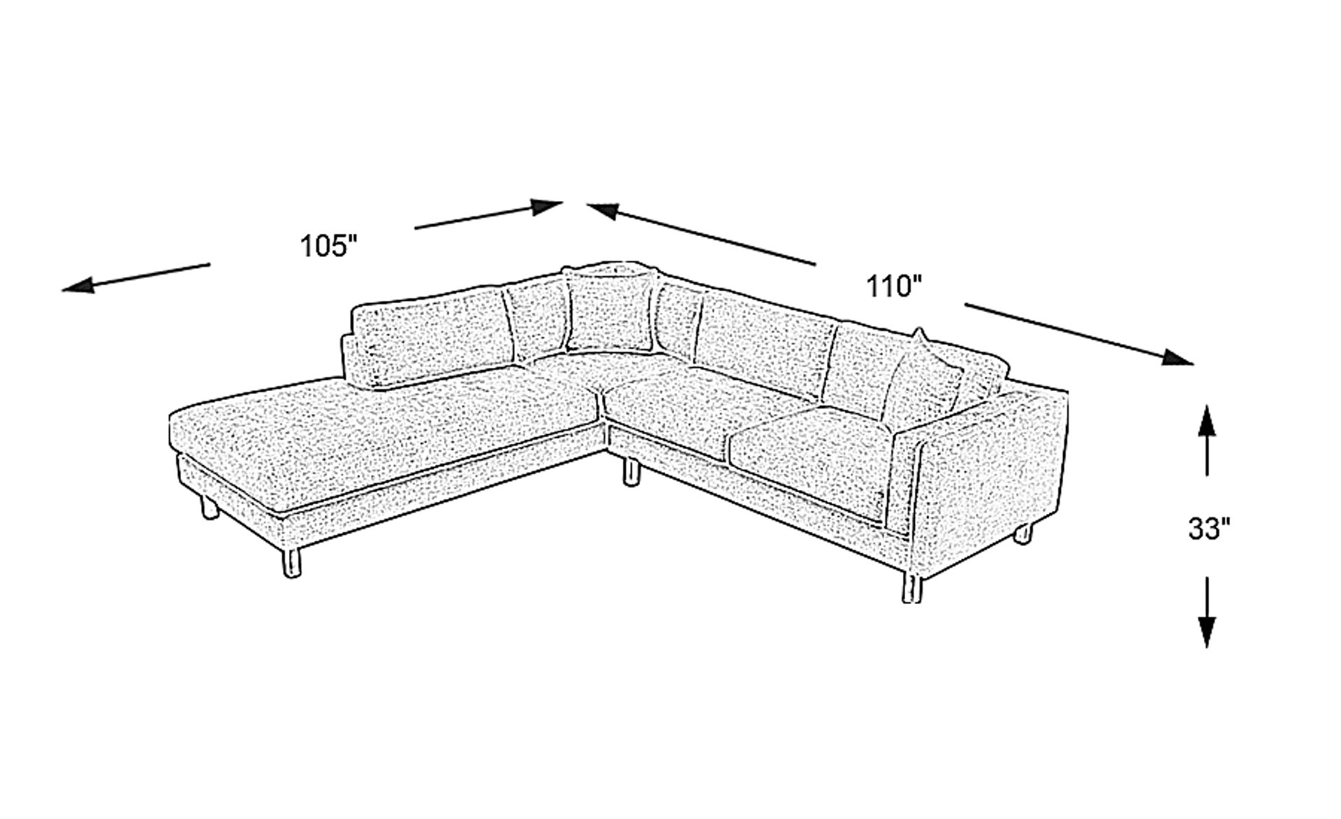 Dimension Image. Please refer to the Dimension Tab on this page for dimension details.