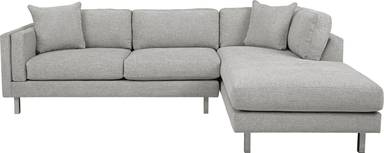 2 pc right arm chaise sectional