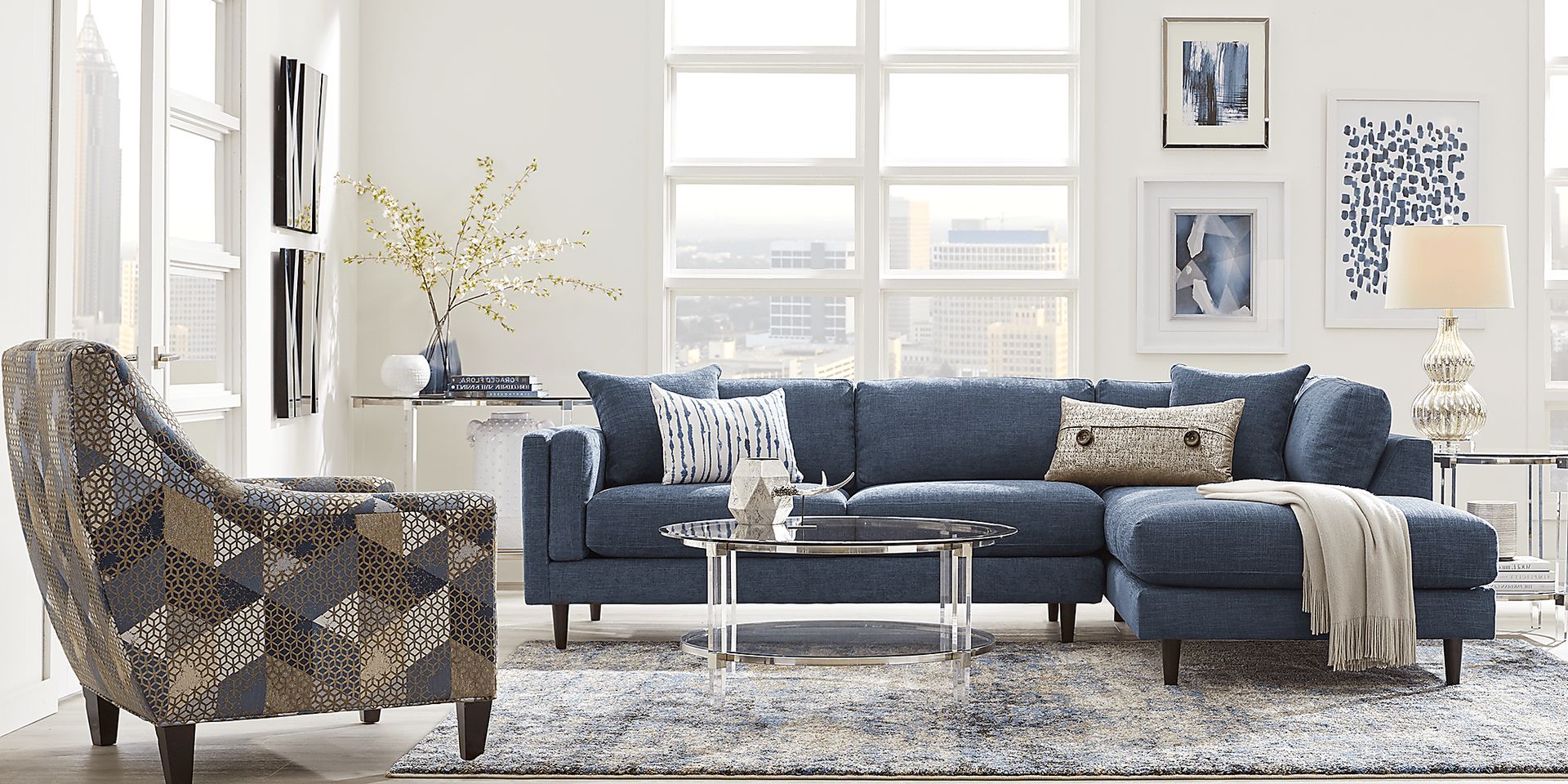 Metro Lounge Sapphire 2 Pc Sectional - Image 2