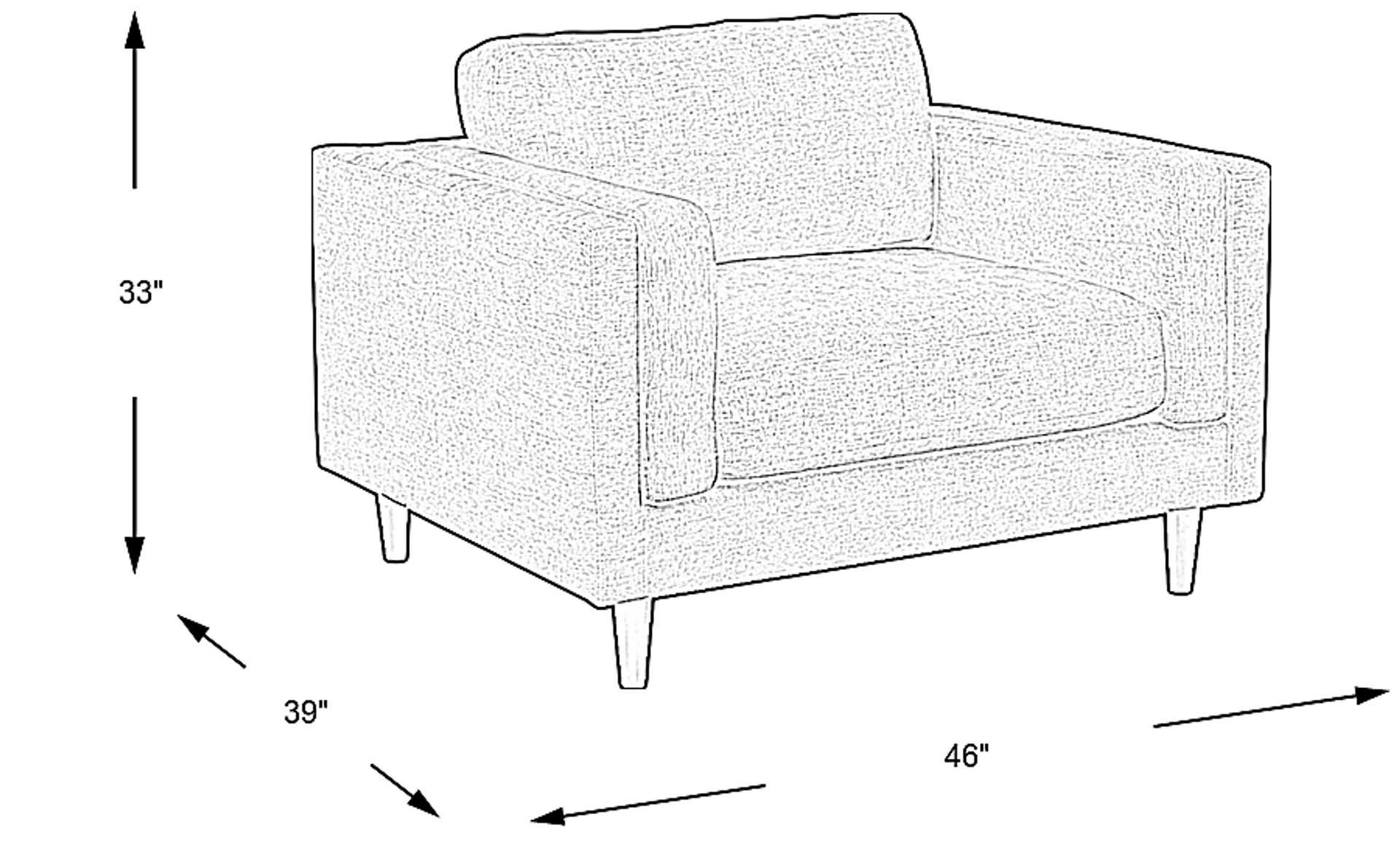Dimension Image. Please refer to the Dimension Tab on this page for dimension details.