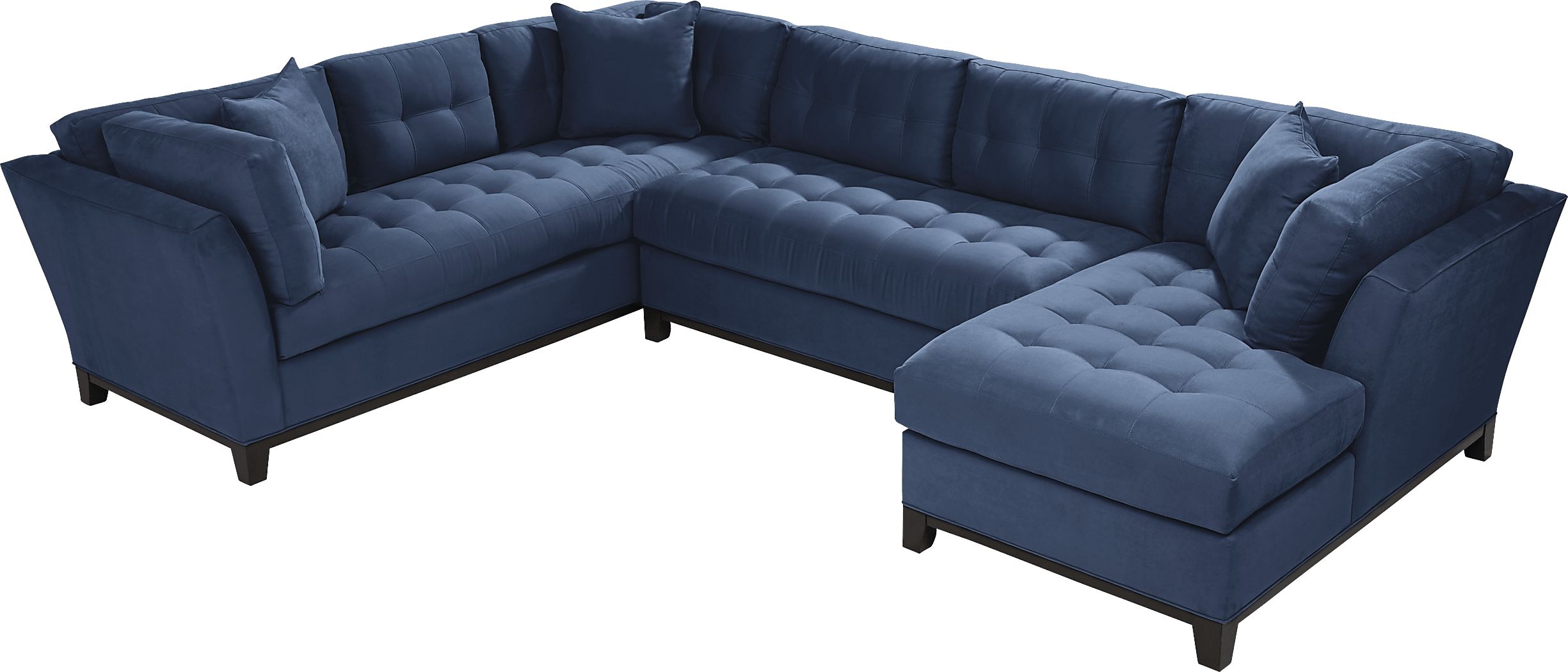 3 pc right arm chaise sectional