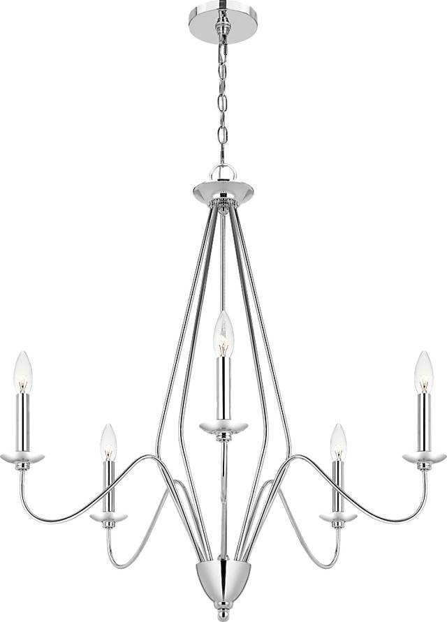 Metron Trail Chrome Chandelier - Thumbnail - Image 4