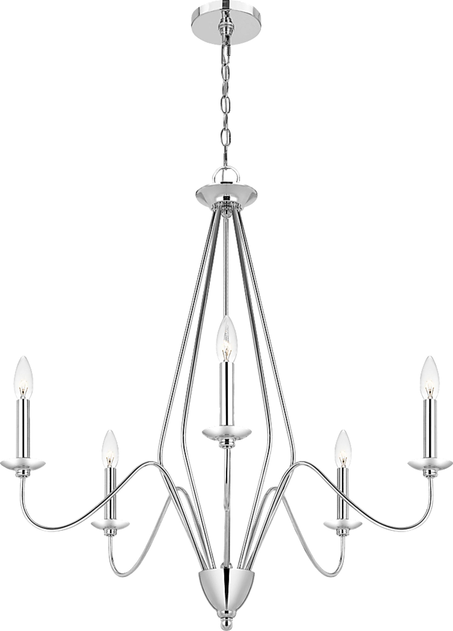 Metron Trail Chrome Chandelier - Image 4