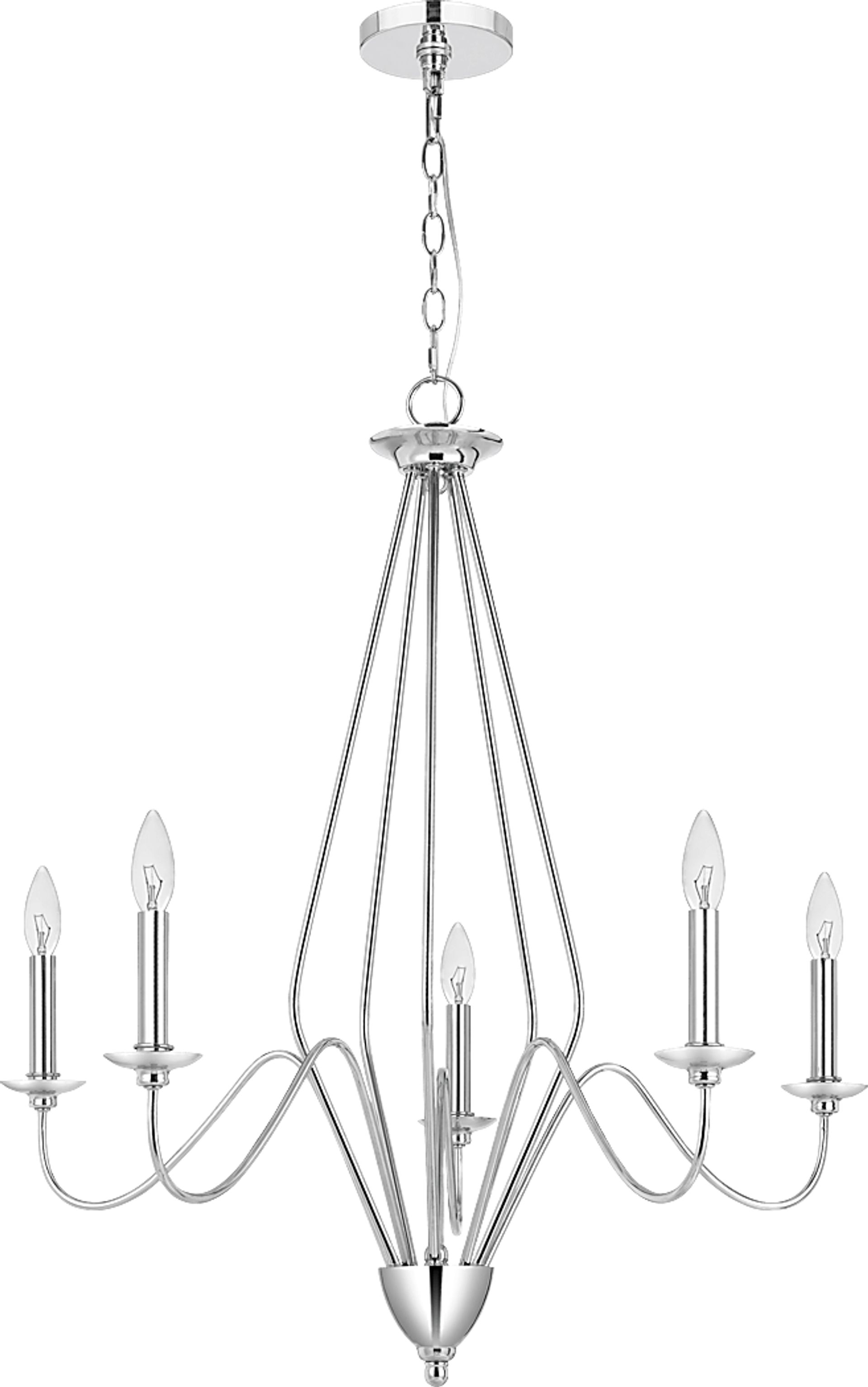 Metron Trail Chrome Chandelier - Image 5