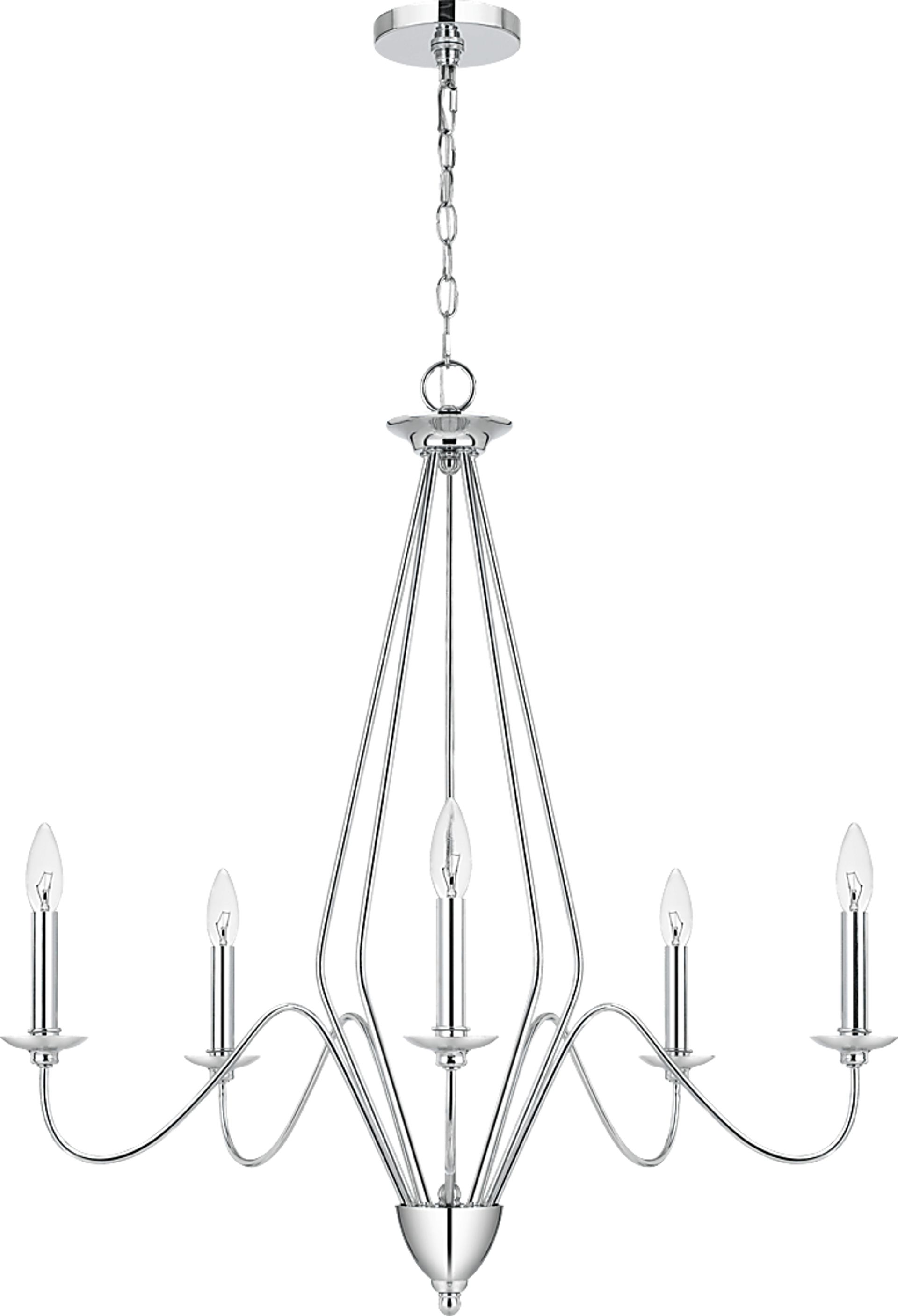 Metron Trail Chrome Chandelier - Image 1